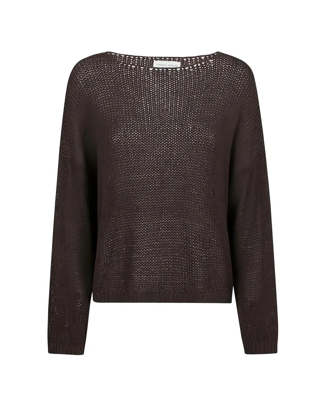 Roberto Collina Black Pullover Mit U-Boot-Ausschnitt