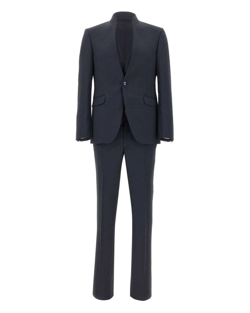 Costume Trois Pièces À Col Mao Carlo Pignatelli pour homme en coloris Blue