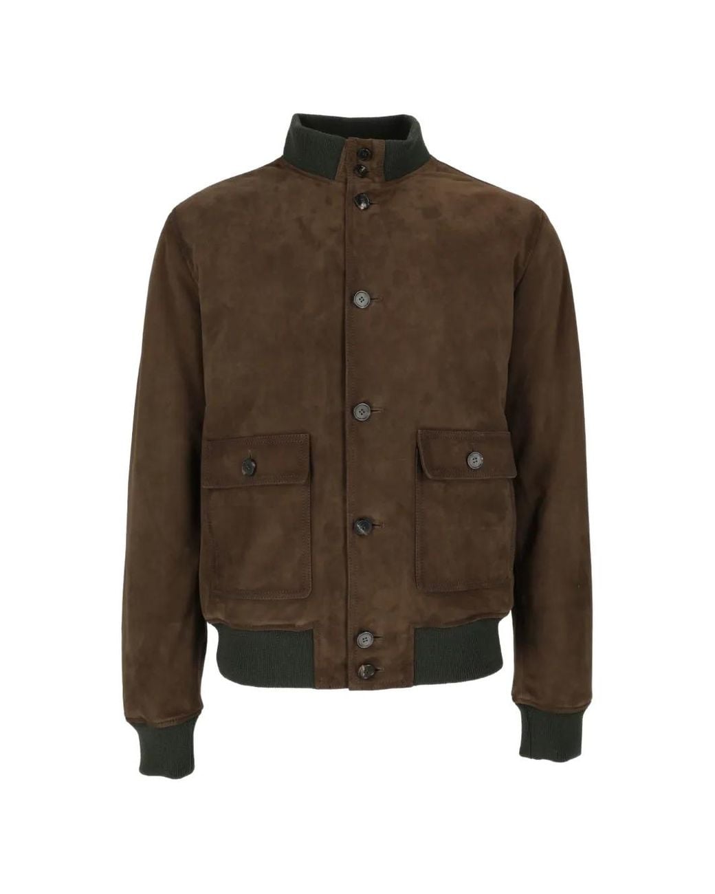Stewart Brown New Orleans Suede Bomber Jacket for men