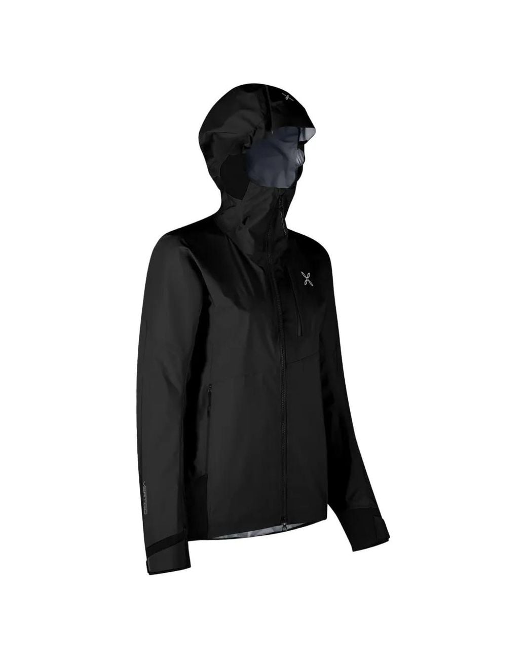 Montura Black Hooded Zip-Up Jacket
