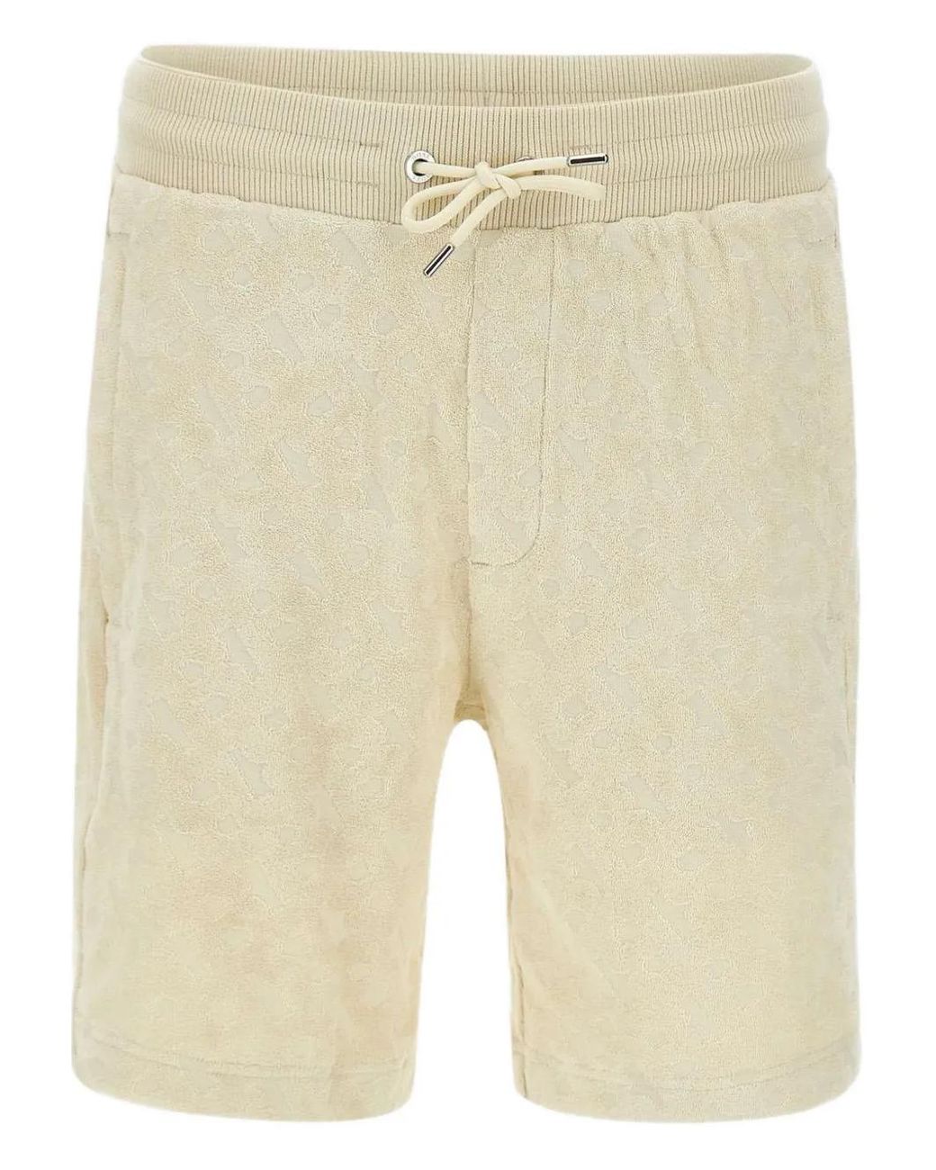 Boss Natural Drawstring-Fastening Shorts for men