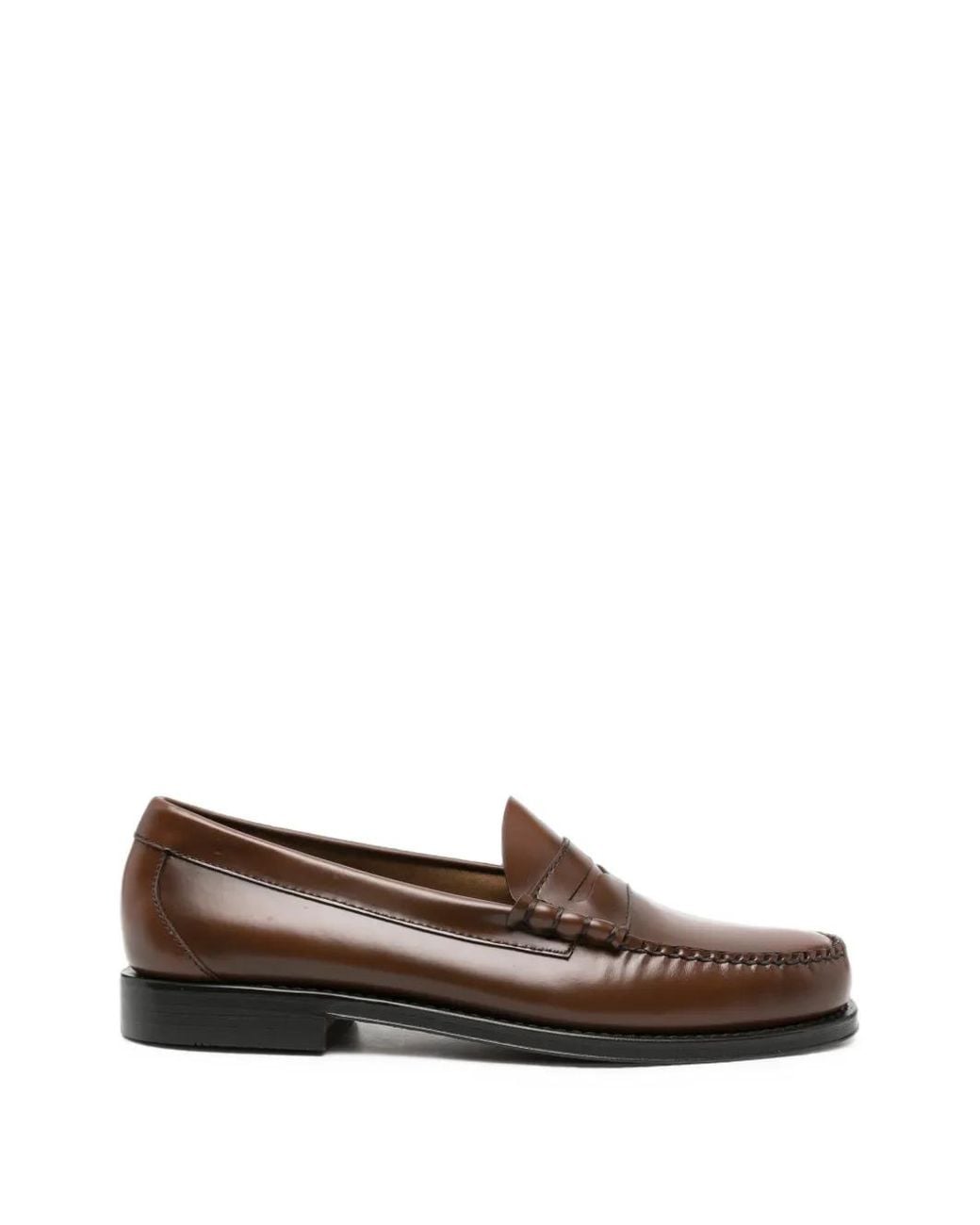 G.H.BASS Brown Weejun Larson Loafers for men