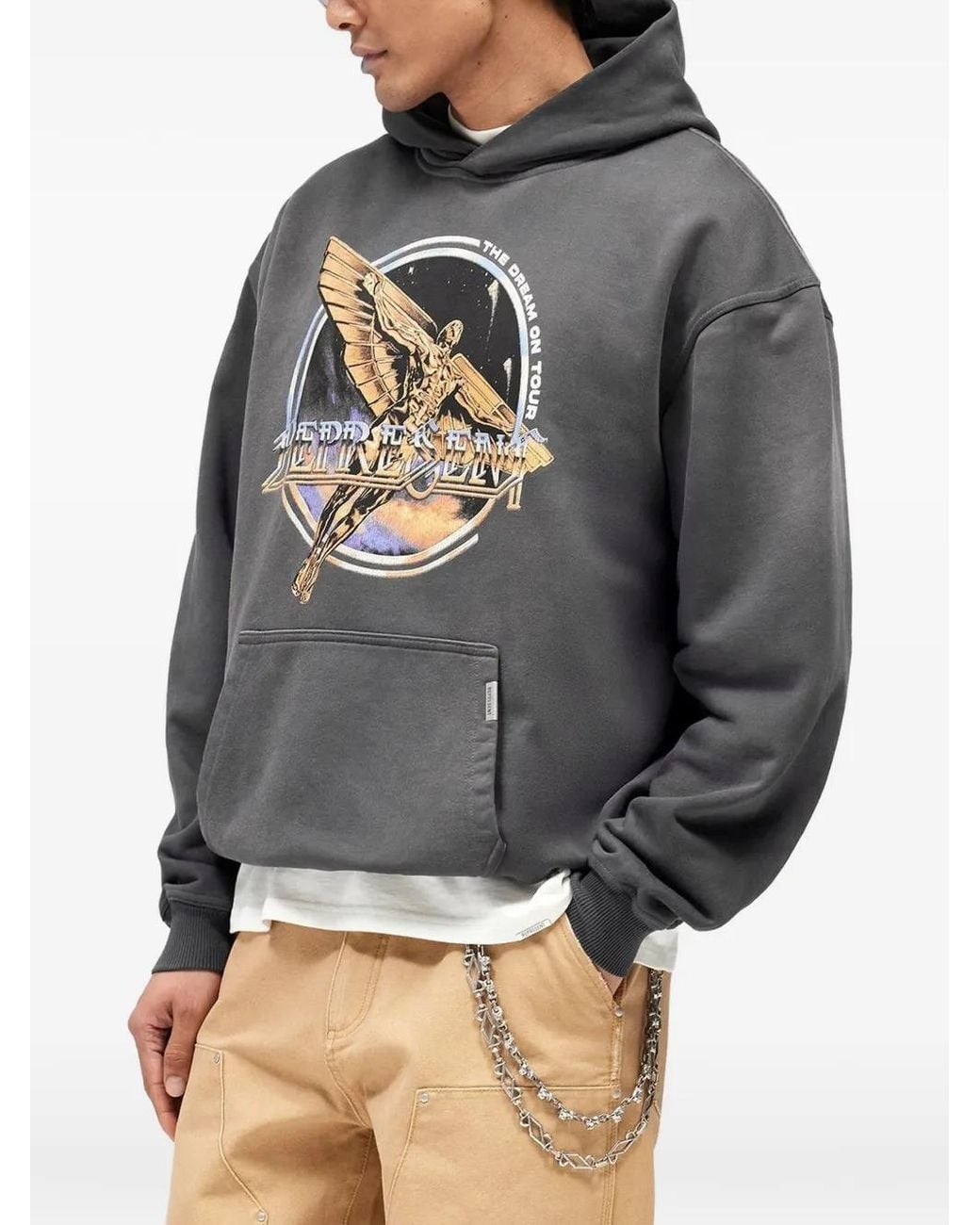 Represent Gray "Golden Tour" Hoodie for men
