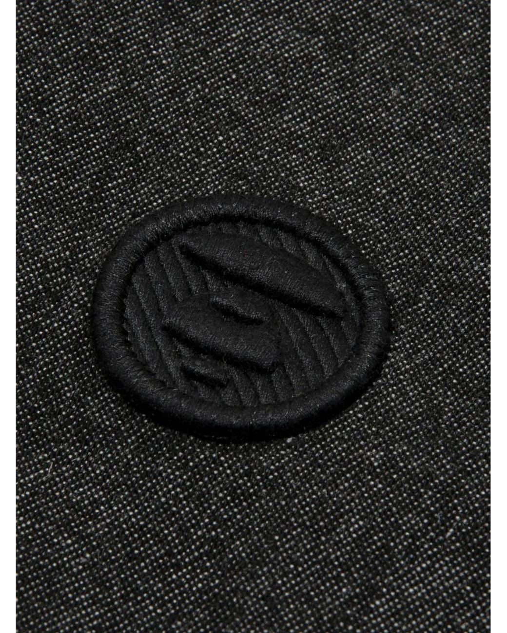 Aape By A Bathing Ape Black Logo-Patch Shirt for men