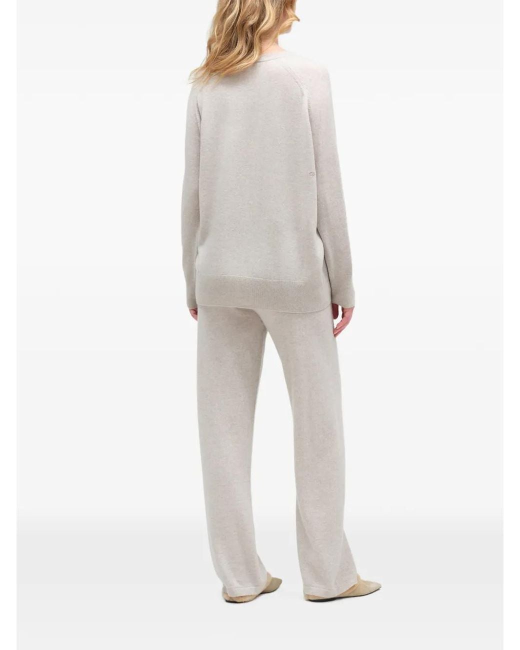 Chinti & Parker White Raglan-Sleeve Sweater