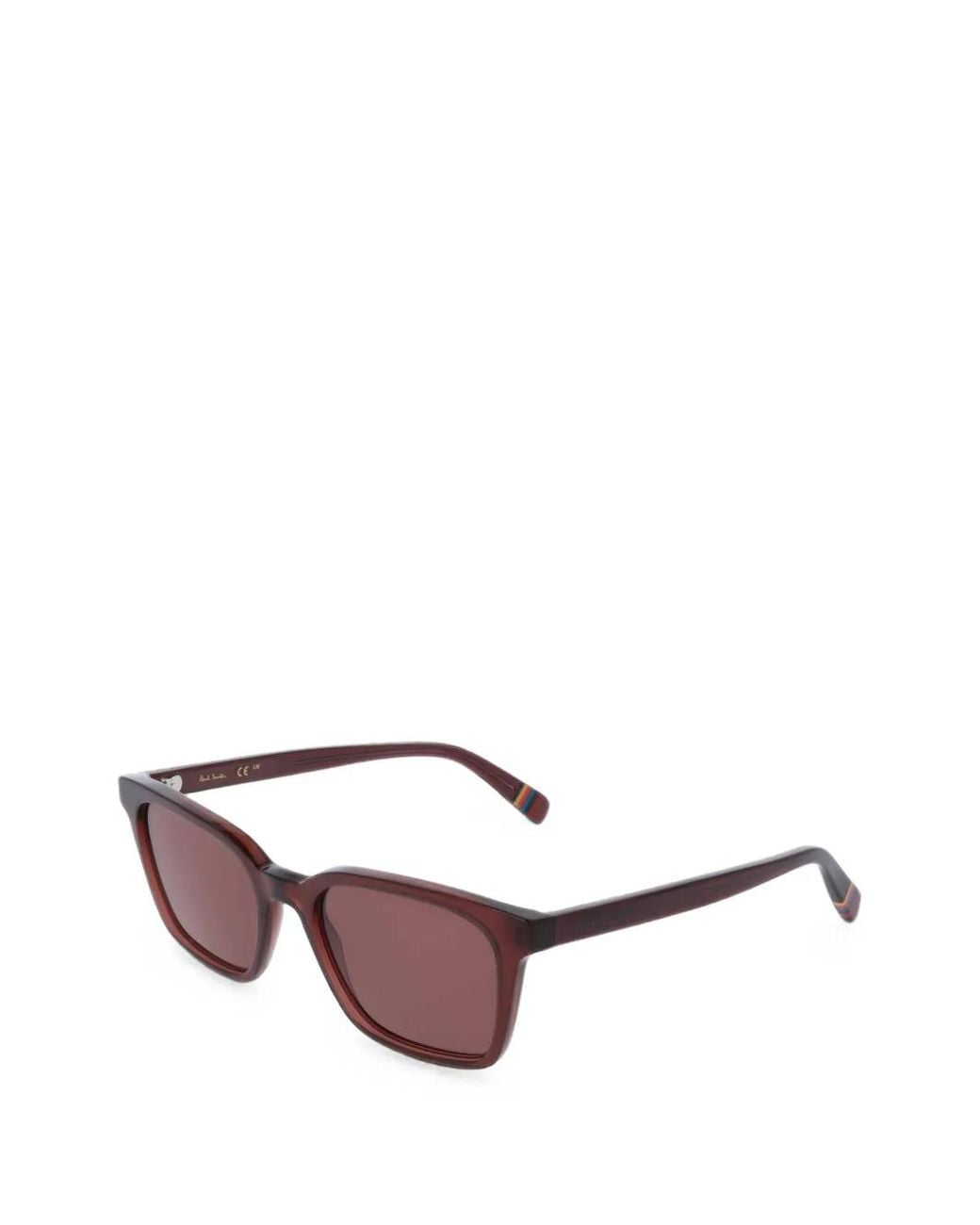 Paul Smith Brown Square-Frame Sunglasses
