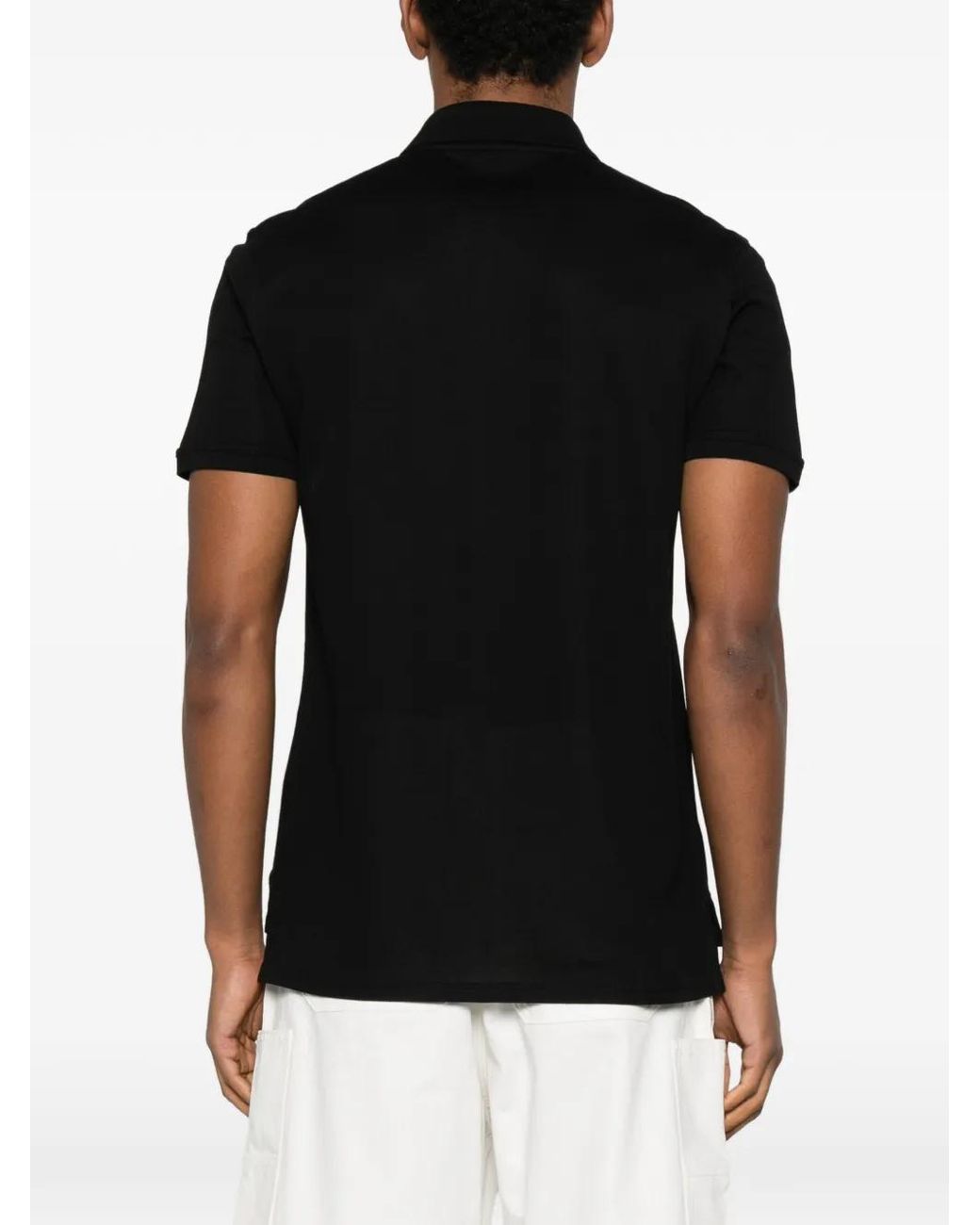 Givenchy Silk-Nylon Polo Shirt in Black für Herren