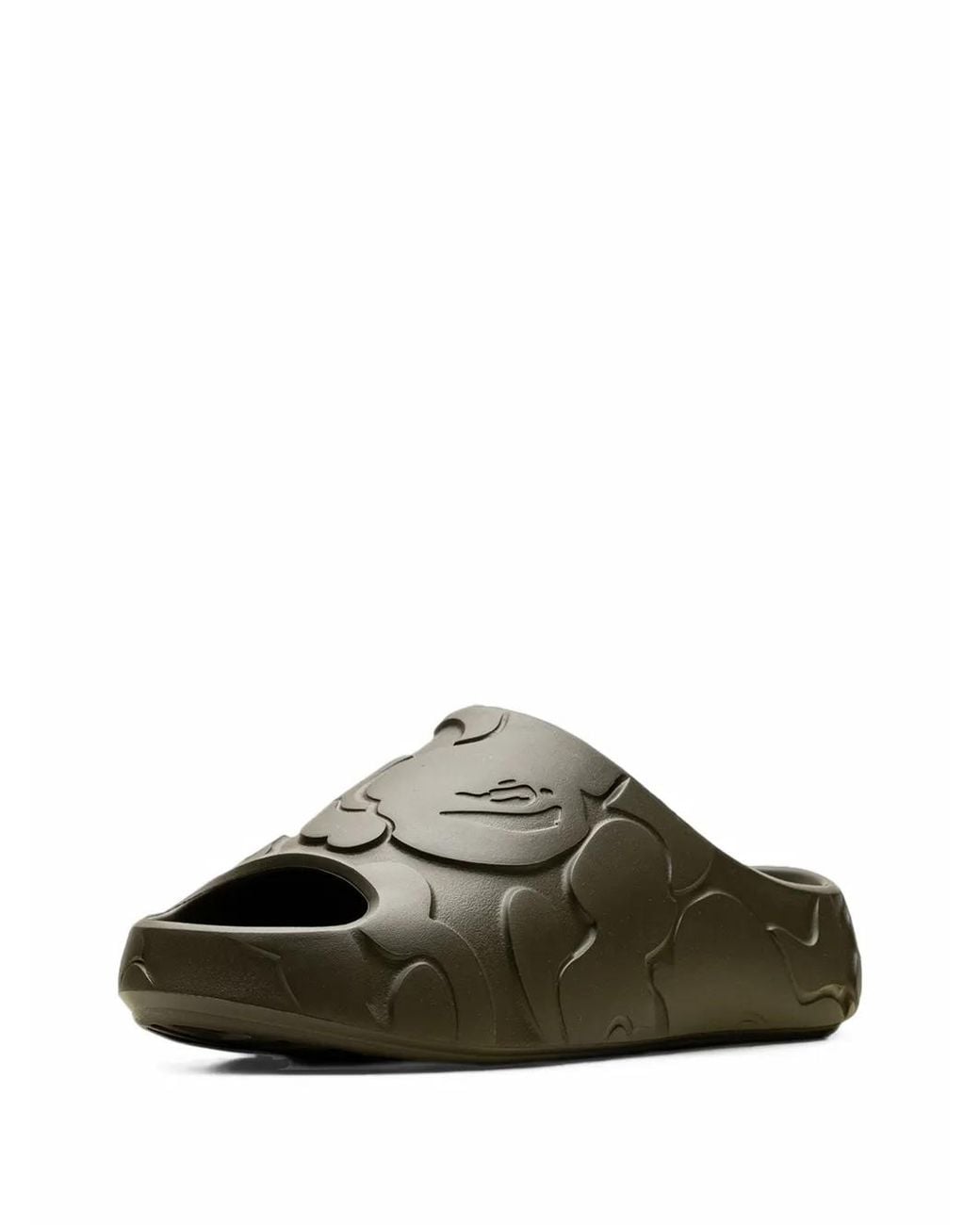 A Bathing Ape Green Slides #1 for men
