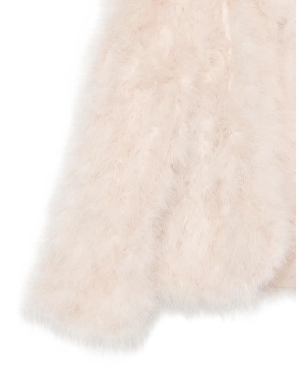 Liska Natural Marabou-Feather Jacket