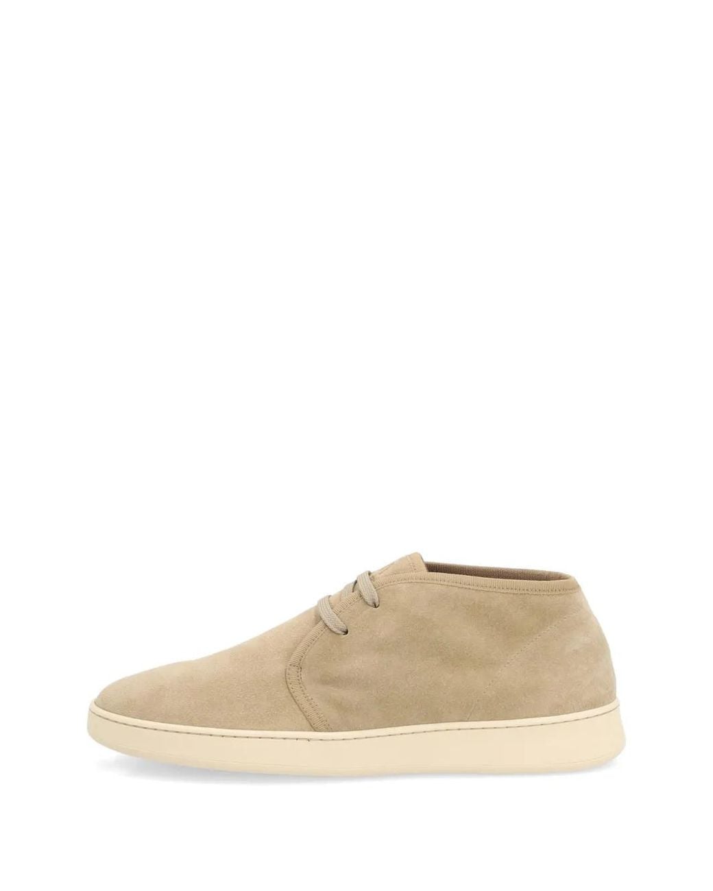 Frau Natural Almond-Toe Desert Boots for men