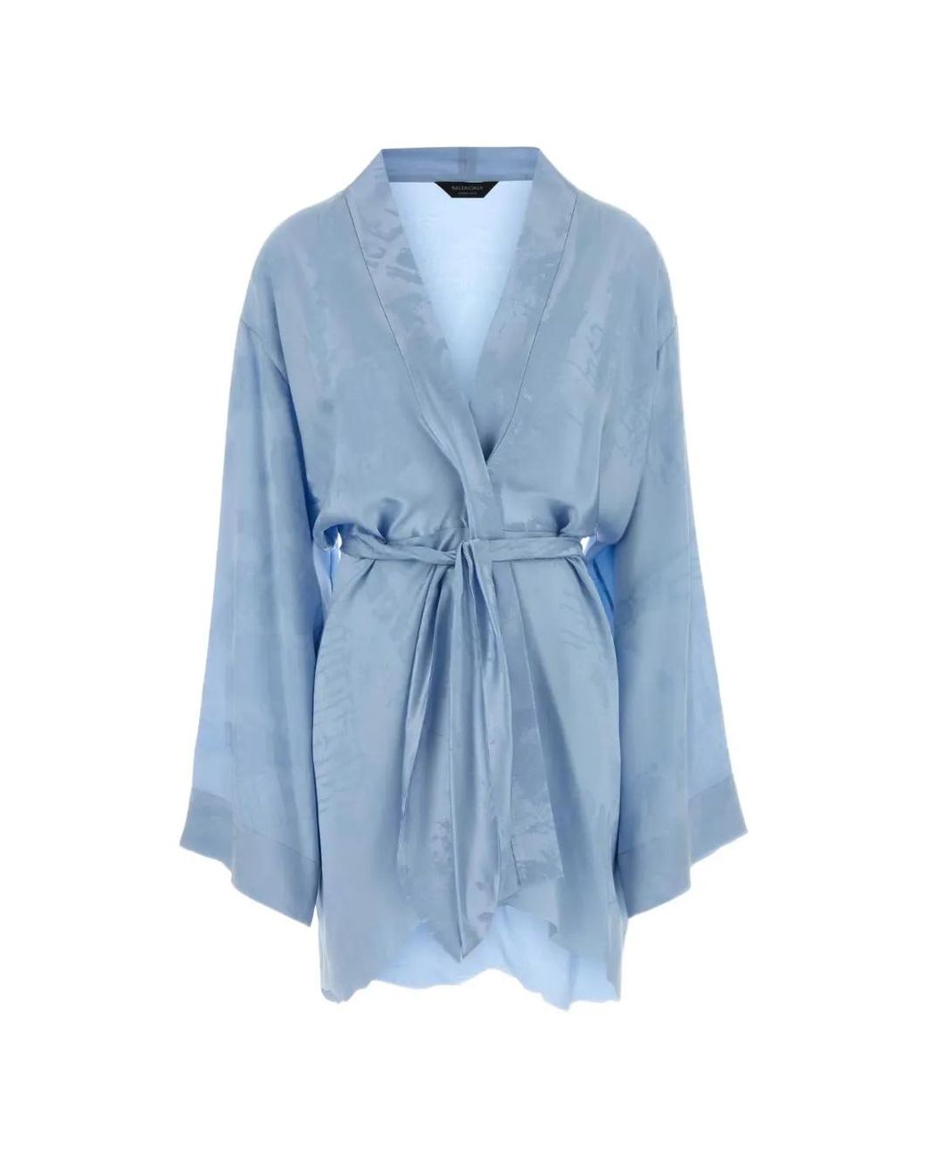 Balenciaga Blue Belted Robe
