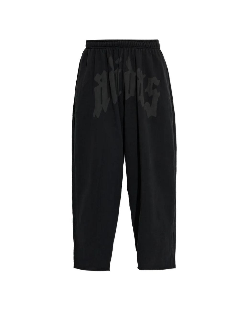 Adidas Black Wide-Leg Sweat Pants for men
