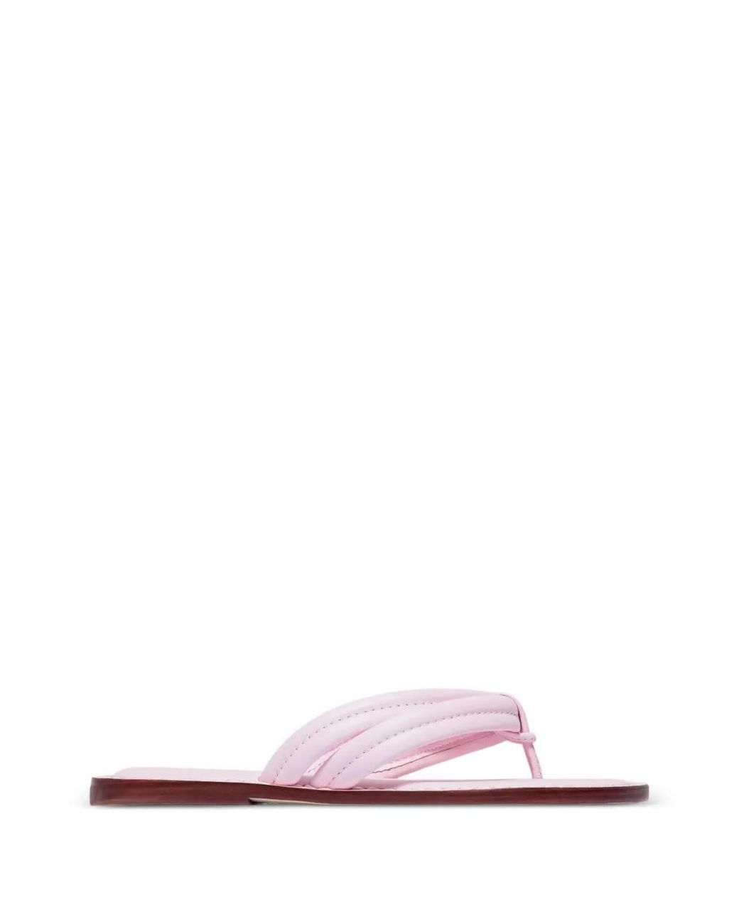 Bernardo Pink Miami Double-Strap Sandals