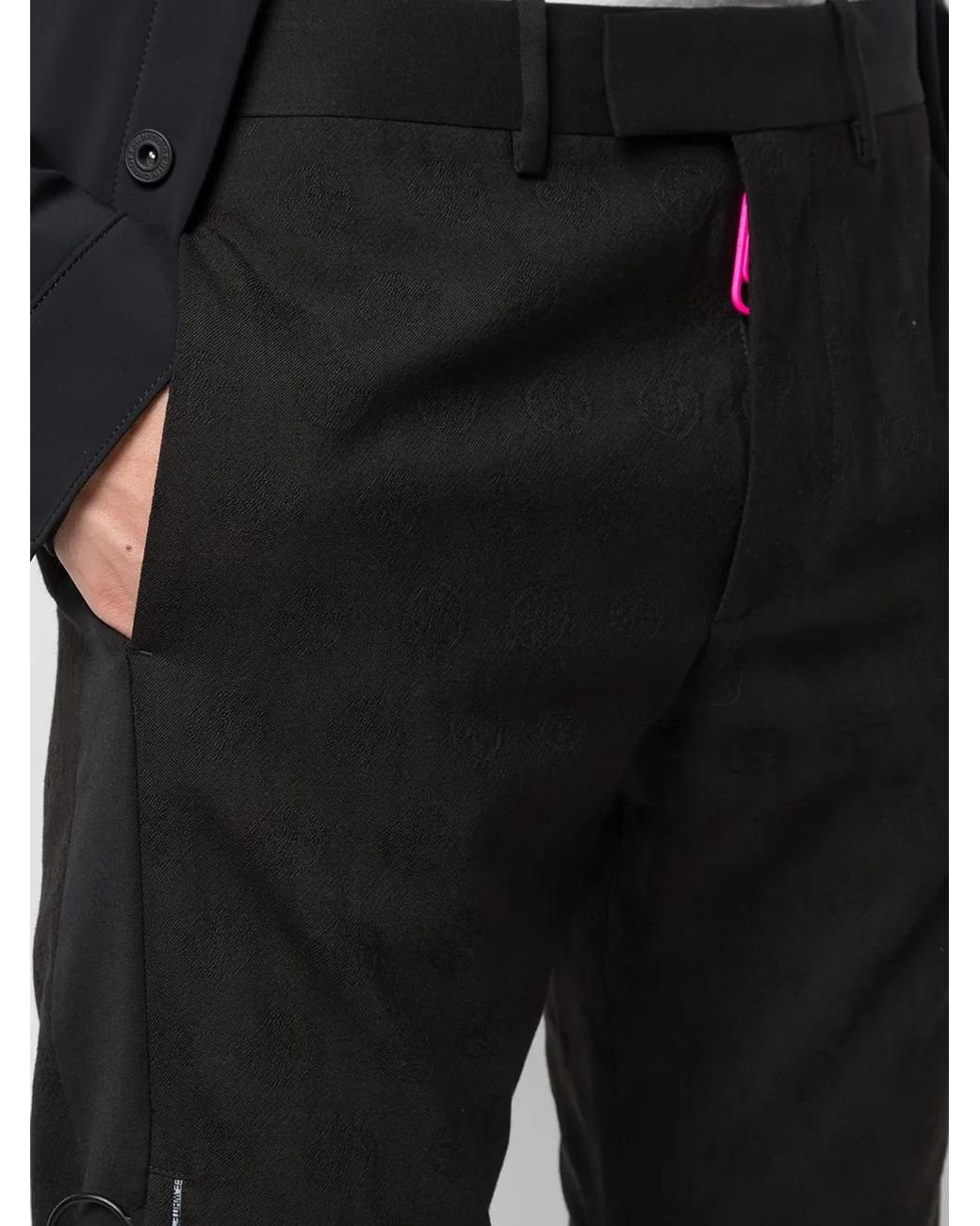 Off-White c/o Virgil Abloh Black Logo Tailored Trousers for men