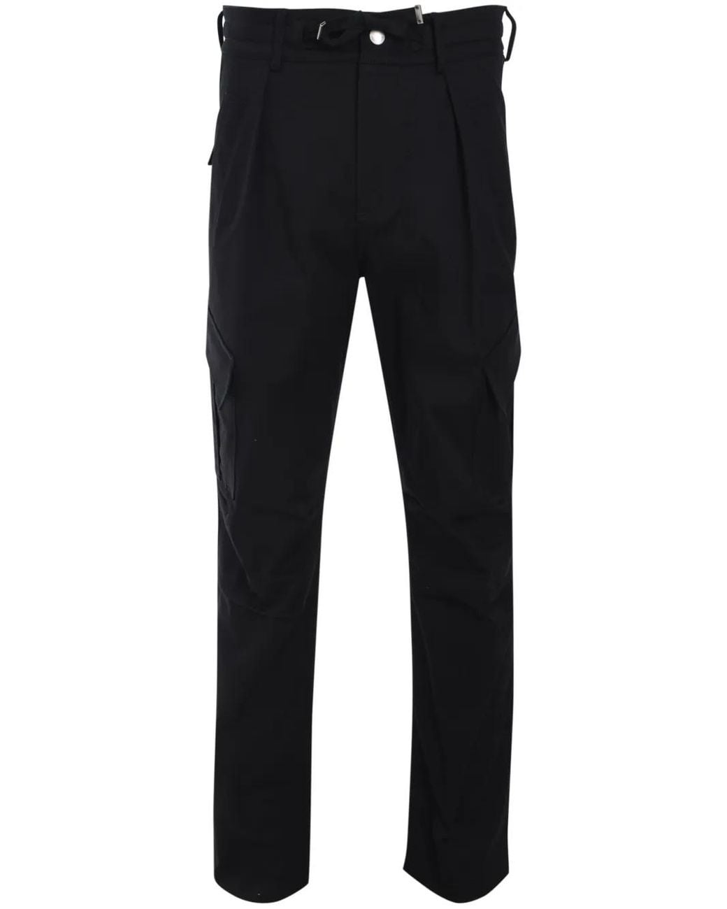 Roberto Cavalli Black Cargo Drill Trousers for men