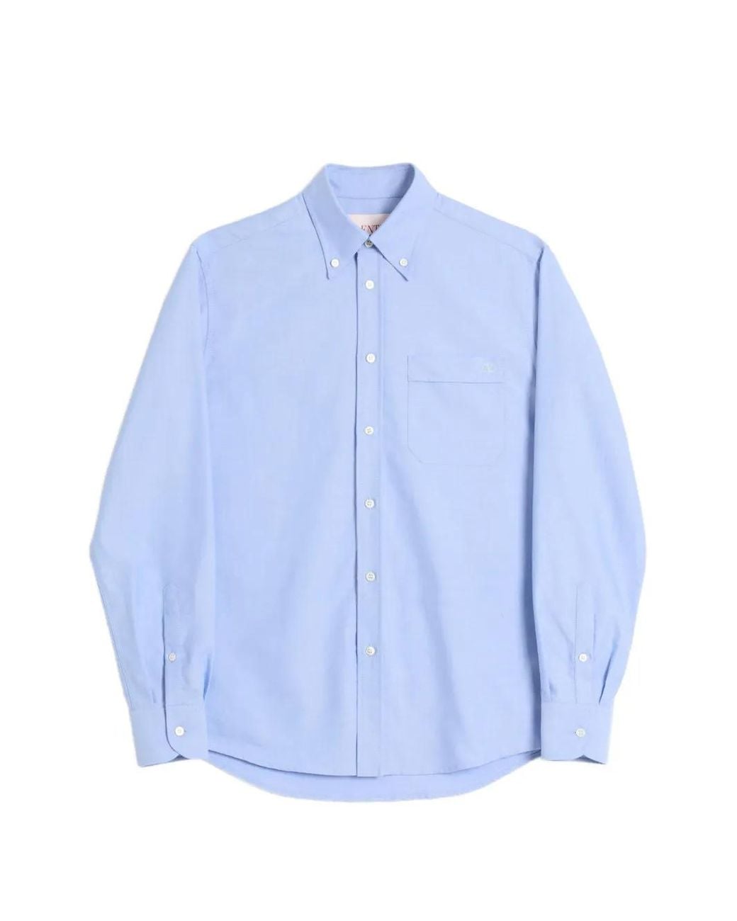 Valentino Garavani Blue Cotton Shirt for men