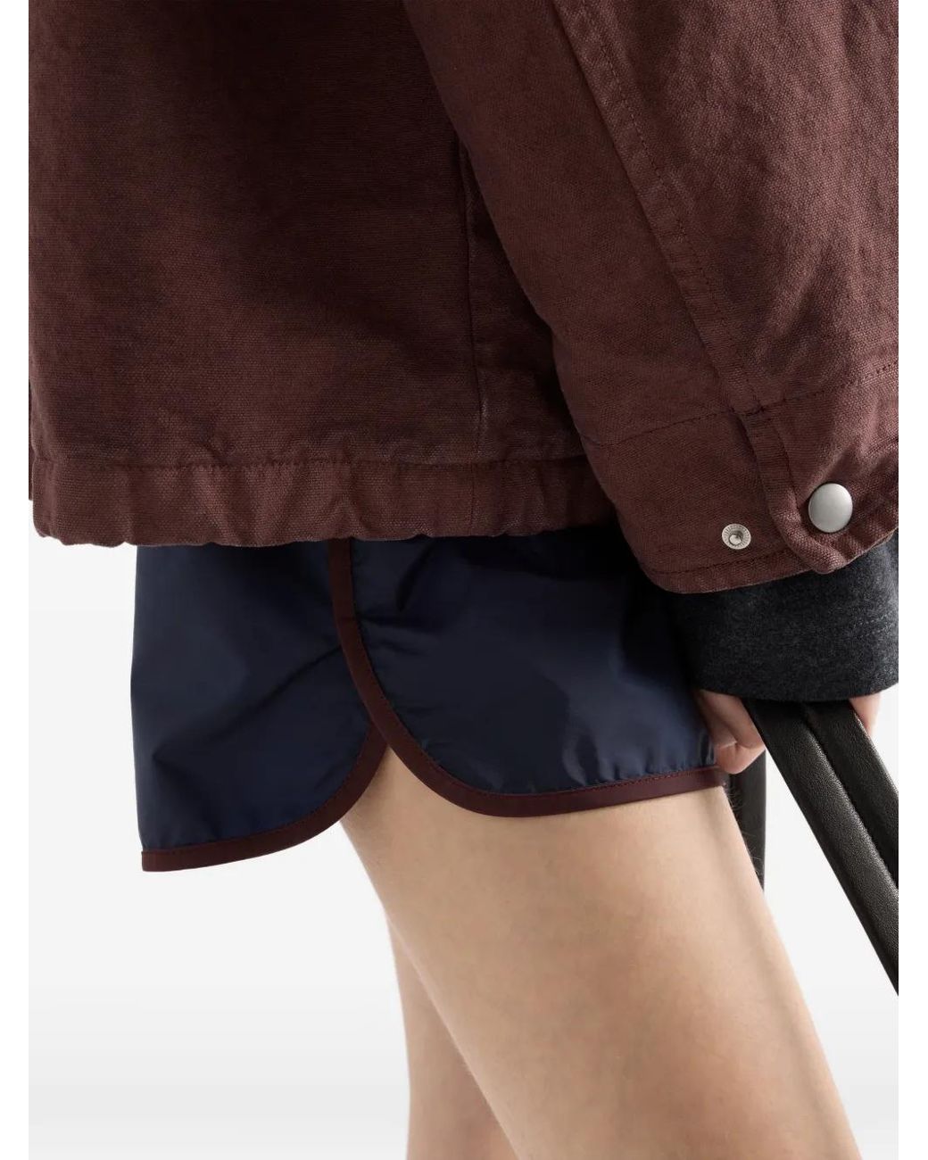 Prada Shorts Met Logo in het Black