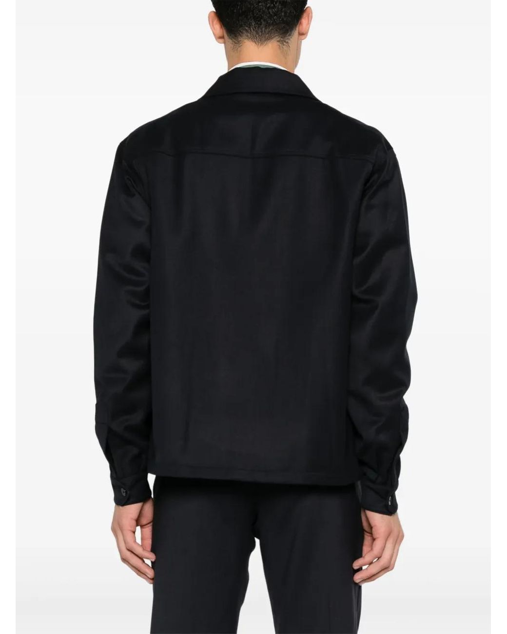 Fursac Black Twill Jacket for men
