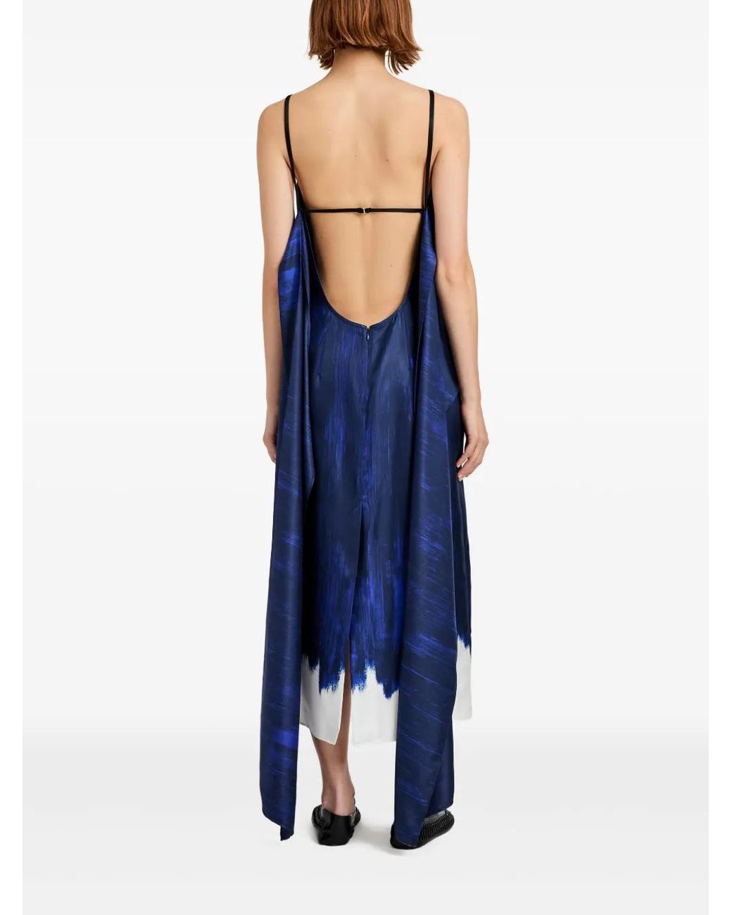 Proenza Schouler Blue Wilma Midi Dress