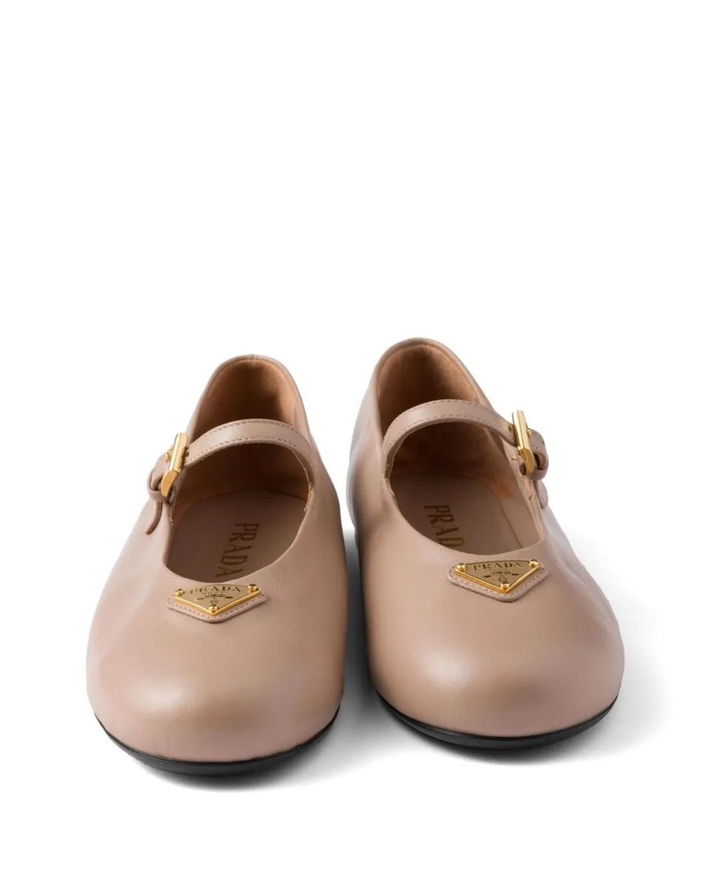 Prada Pink Nappa Leather Ballerinas
