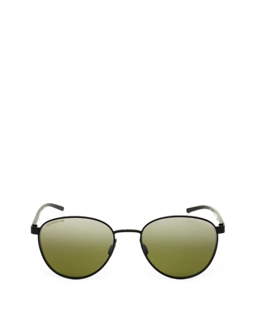 Porsche Design Green Lunettes De Soleil À Monture Ronde for men