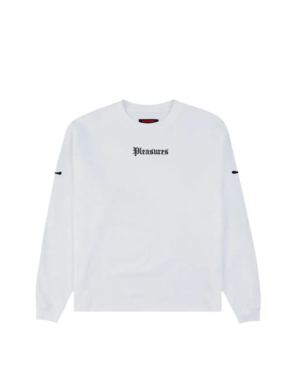 Pleasures White Luster Long-Sleeve T-Shirt for men