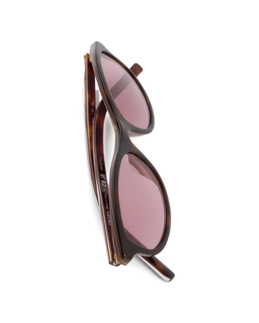 Prada Pink Sunglasses With The Iconic Metal Plaque