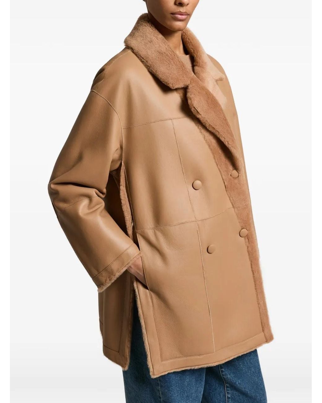 Peserico Brown Reversible Jacket