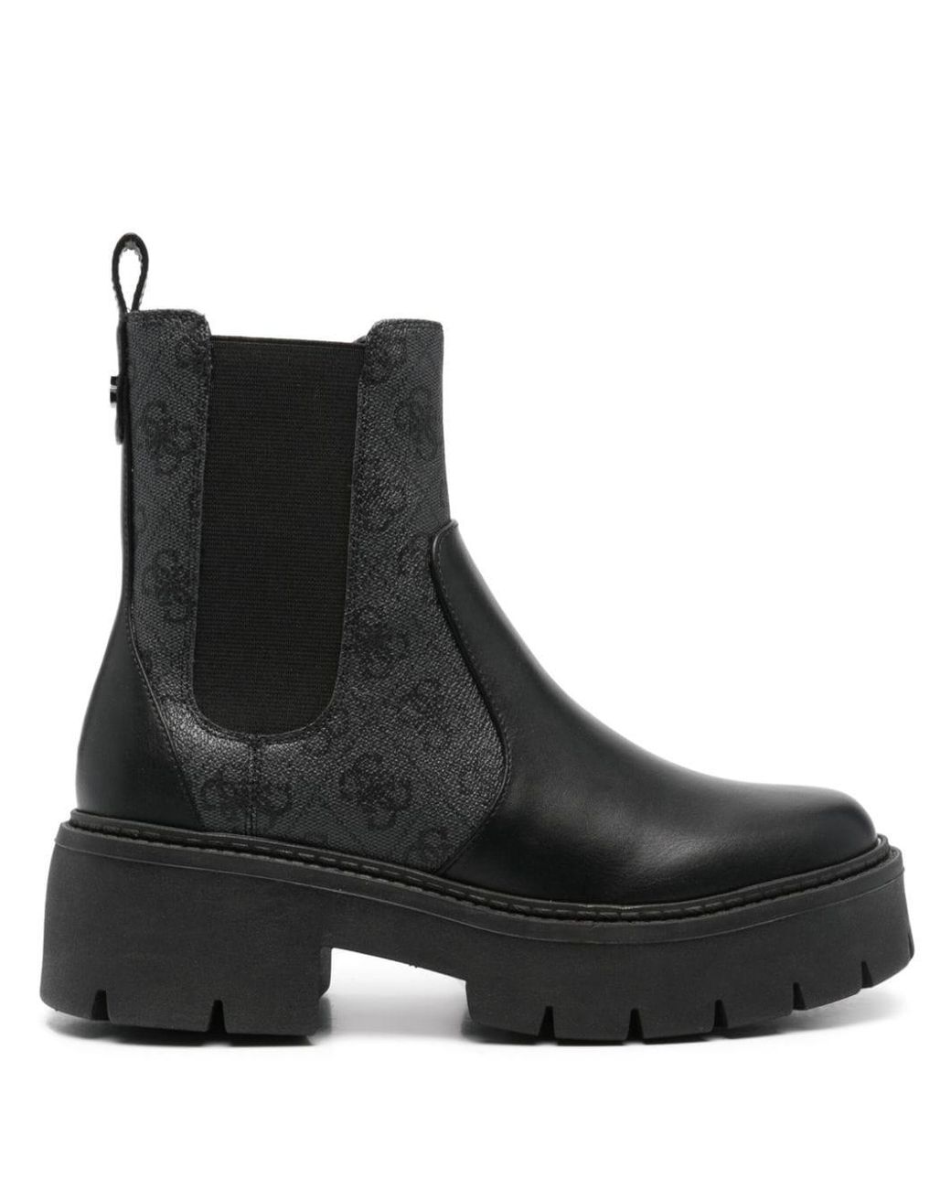 guess logo boots