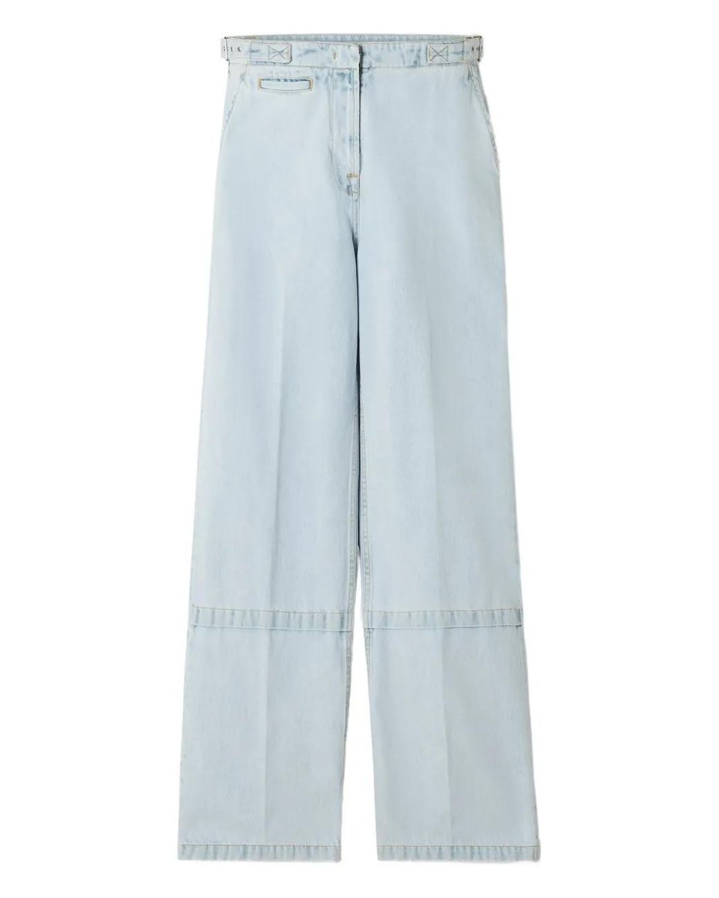 Lanvin Blue Panelled Trousers