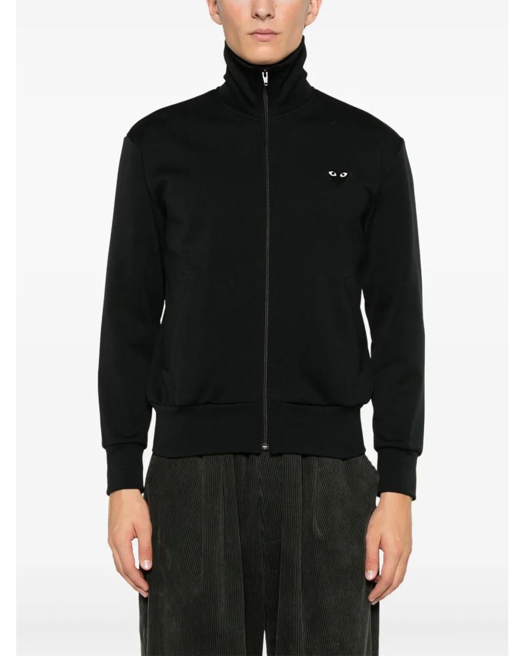 COMME DES GARÇONS PLAY Jersey Trainingsjack in het Black