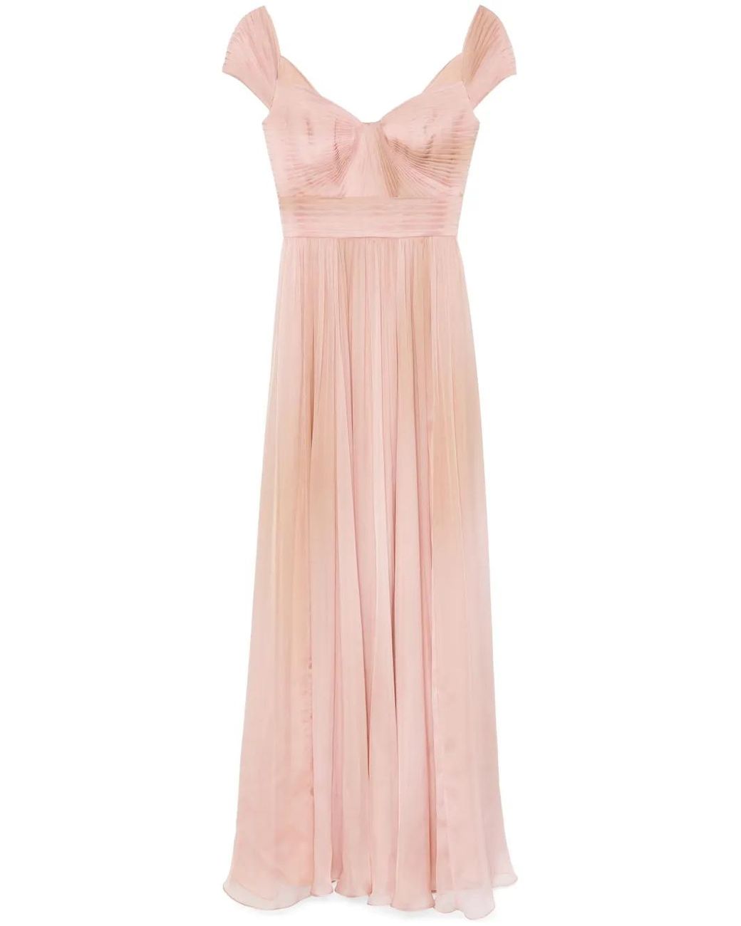 Elie Saab Pink Pleated Gown