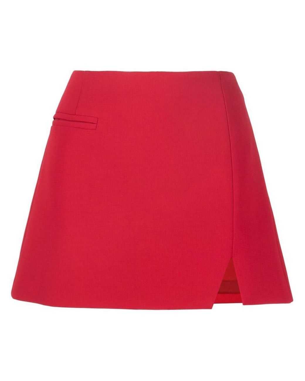 Manning Cartell Slit-detail Mini Skirt in Red | Lyst