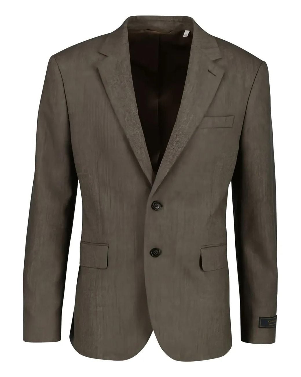 Gant Green Flannel Herringbone Suit for men