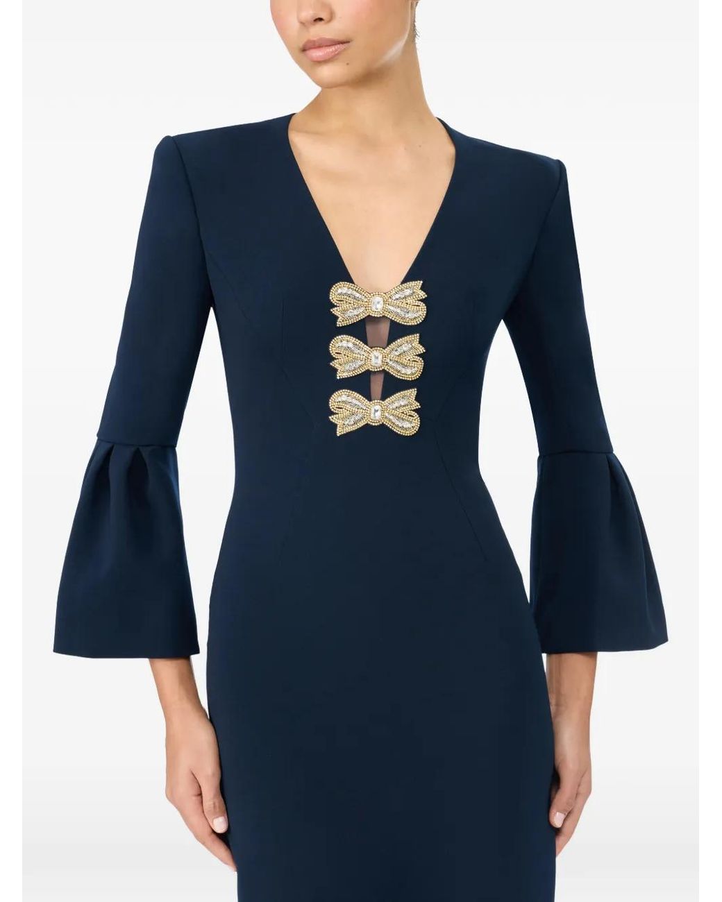 Jenny Packham Blue Debut Dress