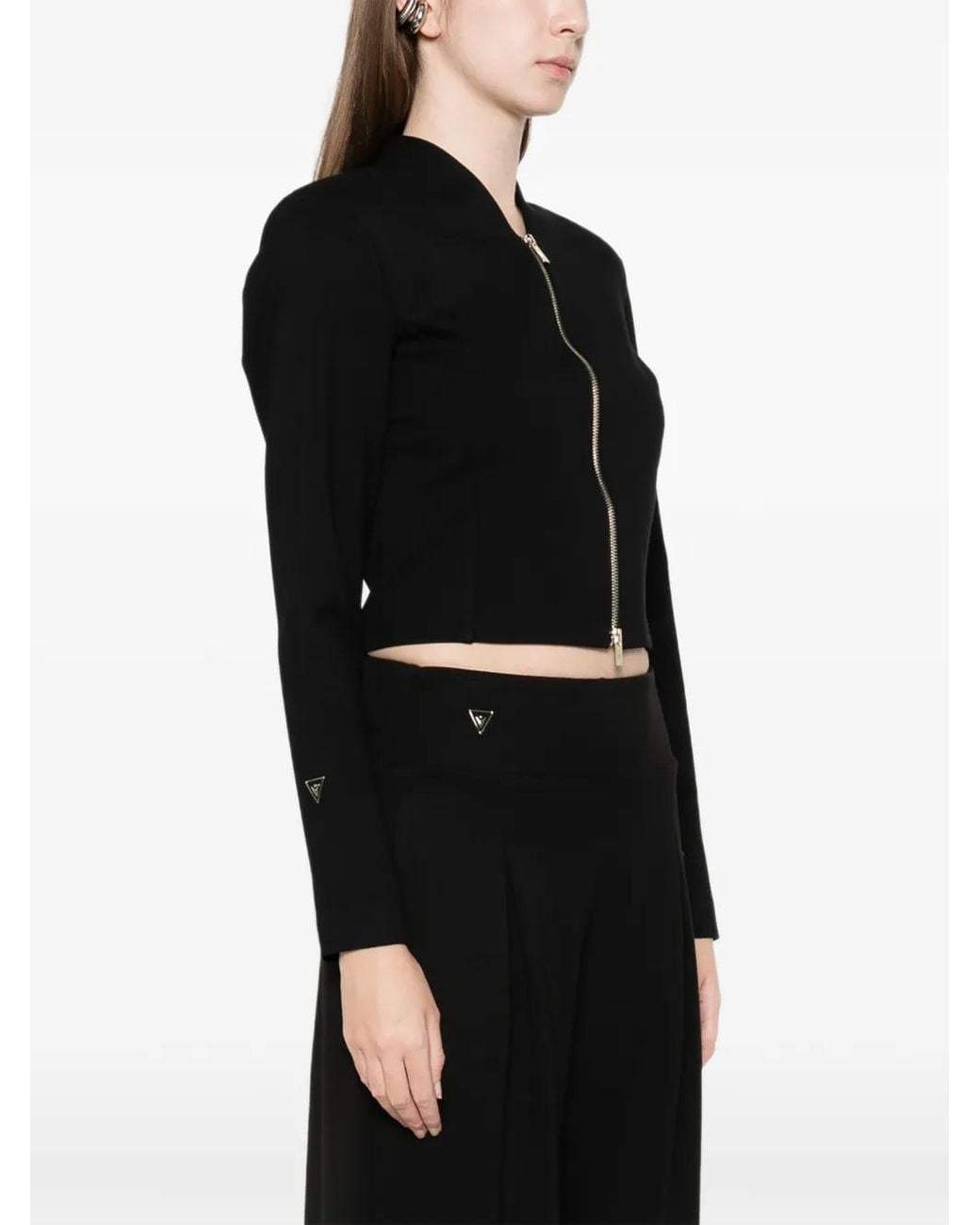 MACRON Black Chemise À Fermeture Zippée