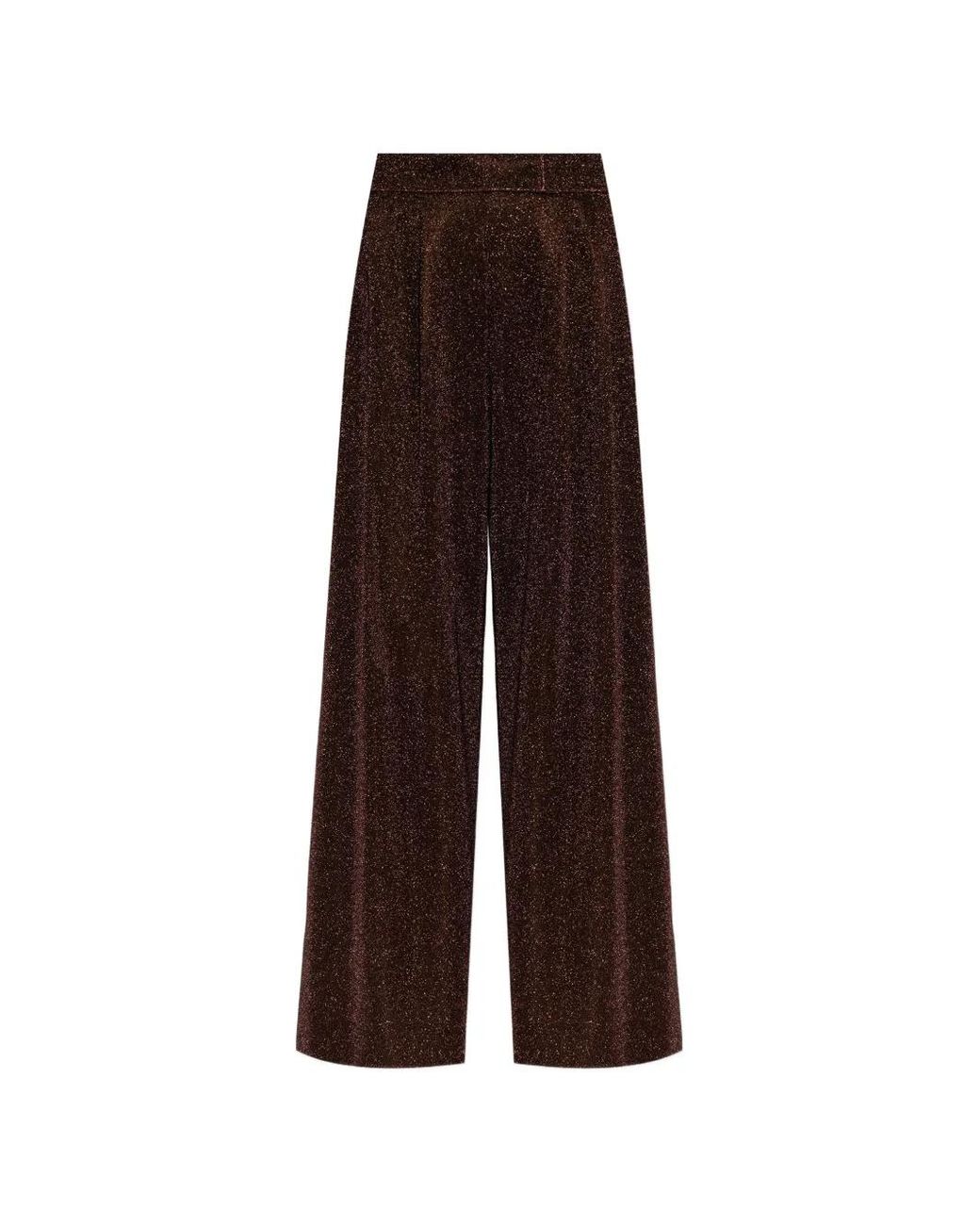 Oseree Brown Lumiere Long Trousers