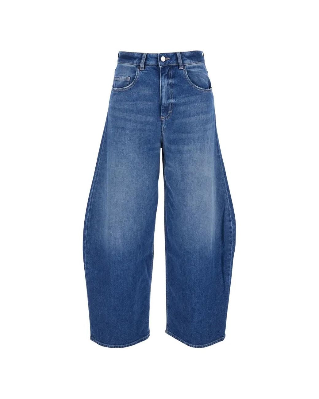 ICON DENIM Blue Button Jeans