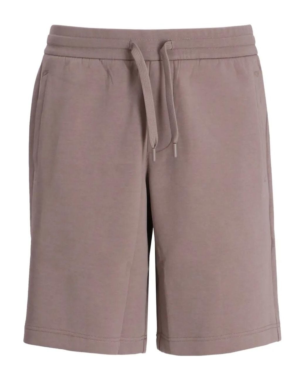 ARMANI EXCHANGE Gray Drawstring Track Shorts for men