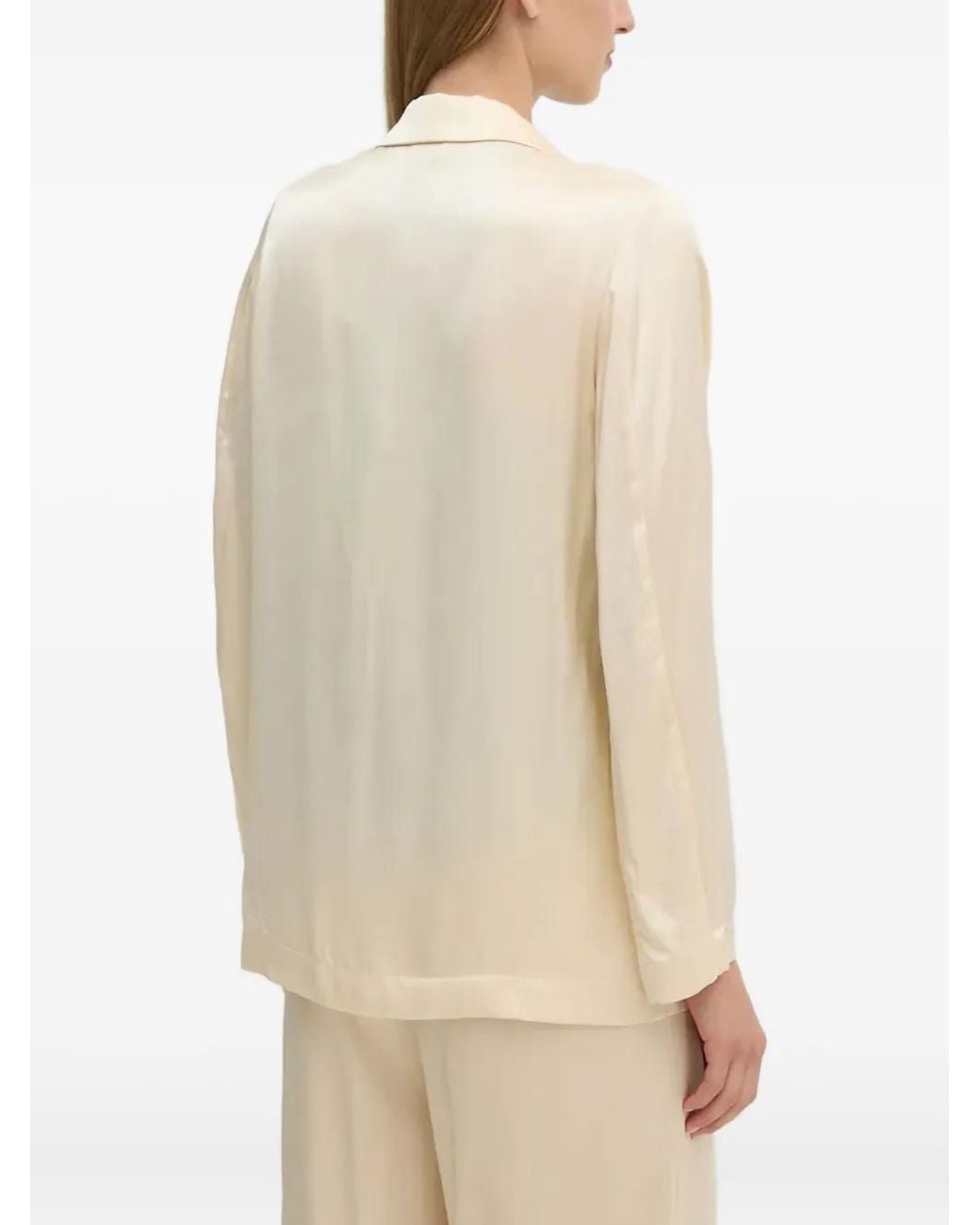 Benetton Natural Lapel Collar Blazer