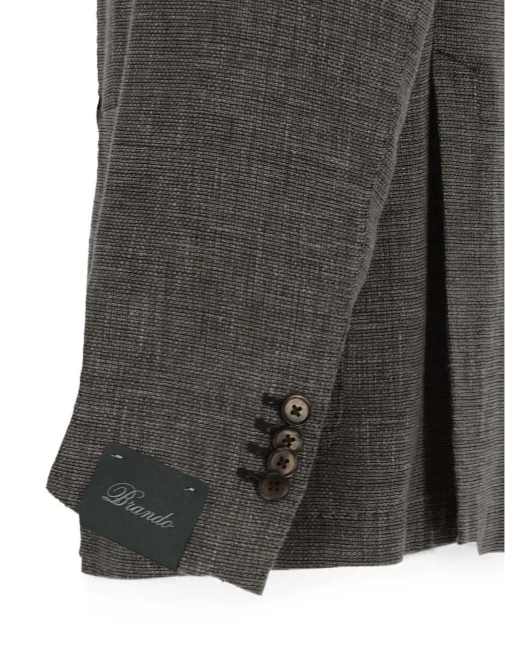 Brando Gray Single-Breasted Blazer for men