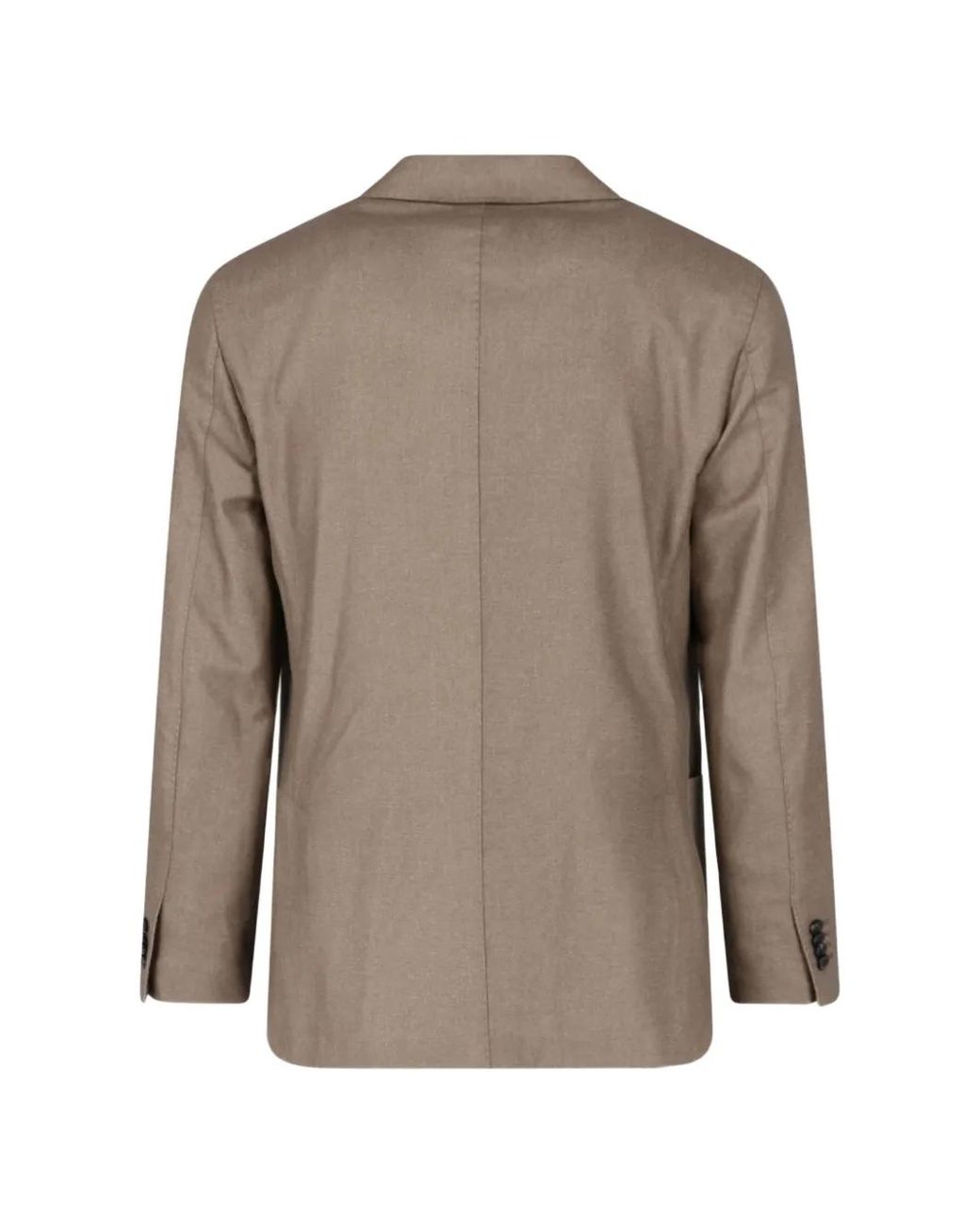 Boglioli Brown Notched-Lapel Single-Breasted Jacket for men