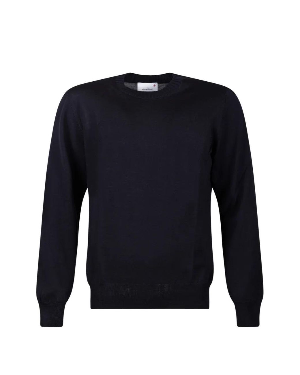 Gran Sasso Blue Crew-Neck Long-Sleeve Sweater for men