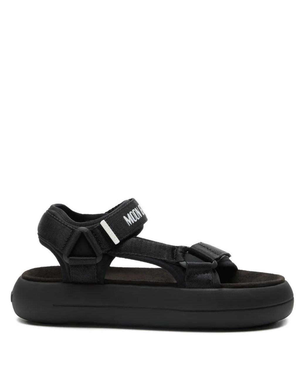 Moon Boot Black Super Sandals
