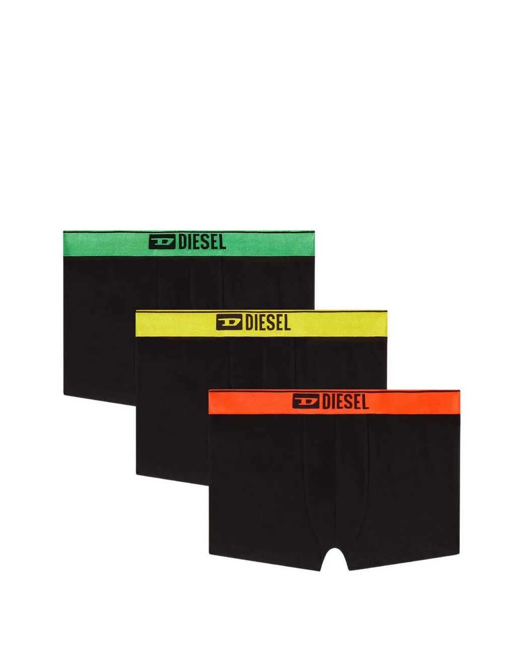 DIESEL Black Damien-Gft-3Pack Boxer Briefs for men