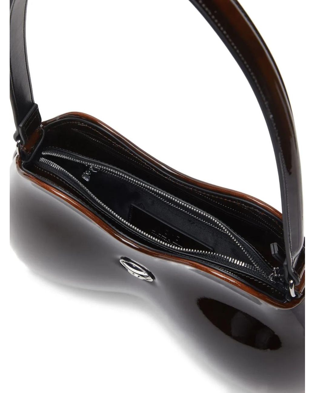 DIESEL Black 'Double-D' Shoulder Bag
