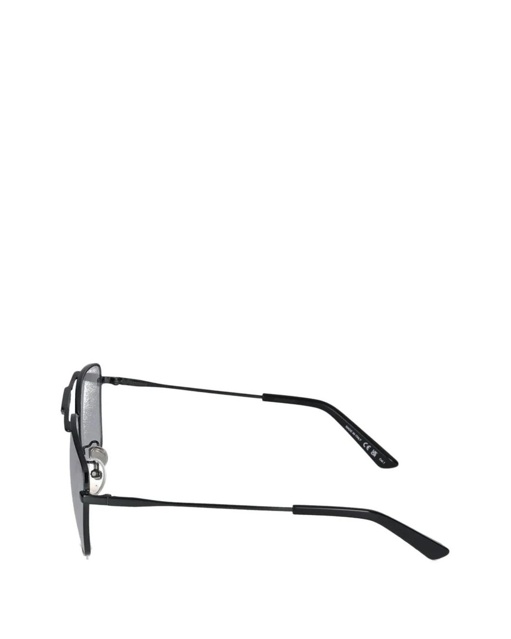 Balenciaga Gray Pilot-Frame Sunglasses for men