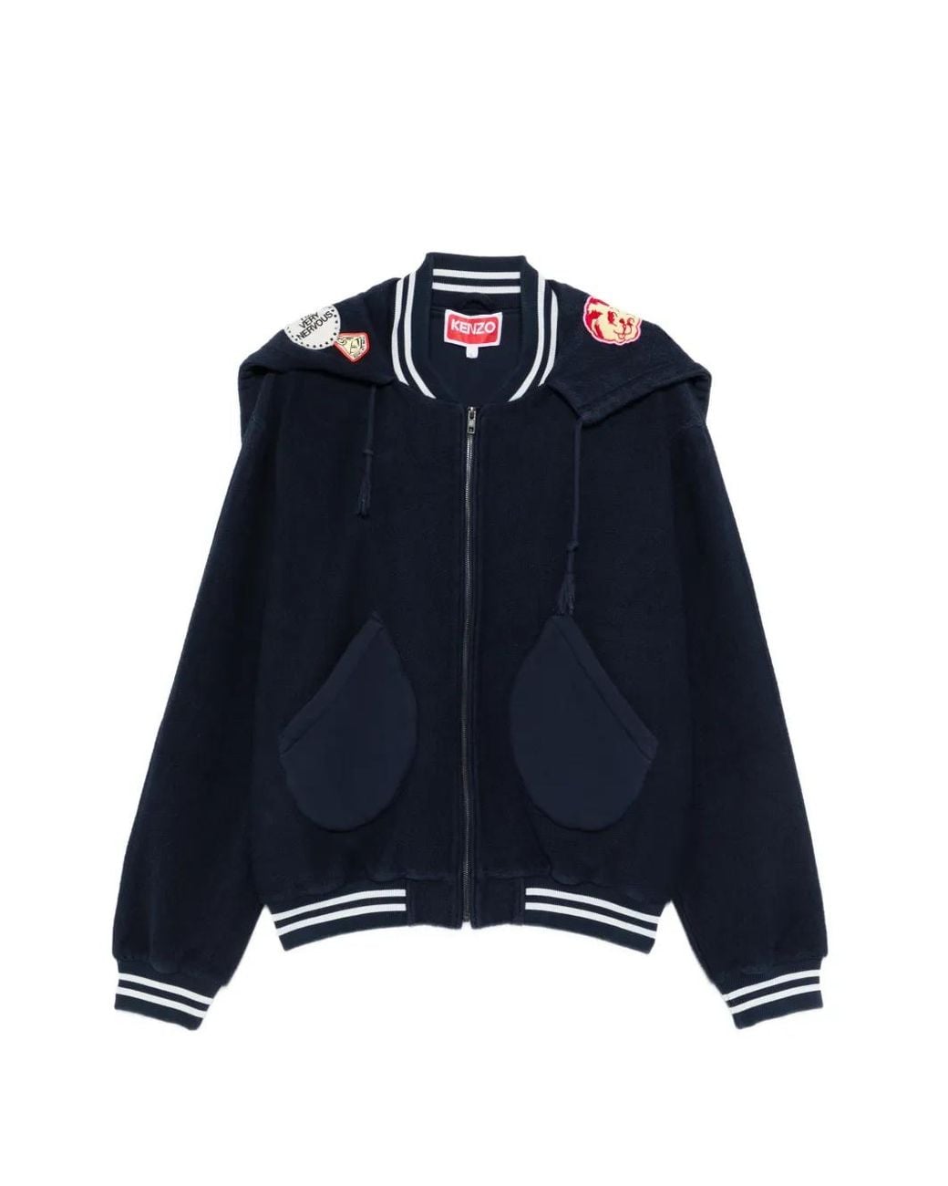 KENZO Jack Met Applicatie in het Blue voor heren