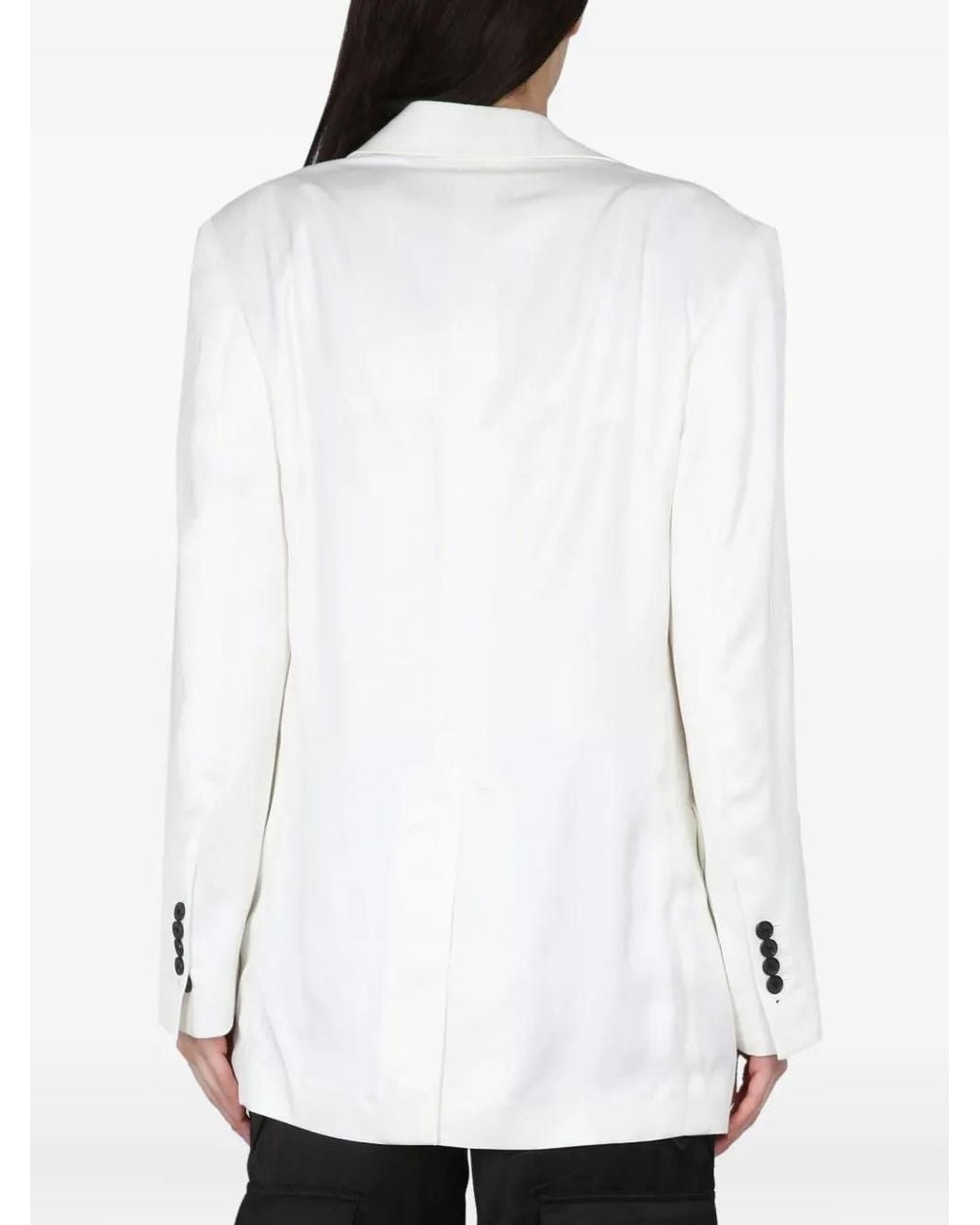 Tom Ford White Buttoned Blazer