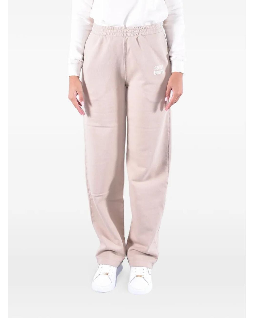 Mc2 Saint Barth Pink Cotton Deena Jogger Pants
